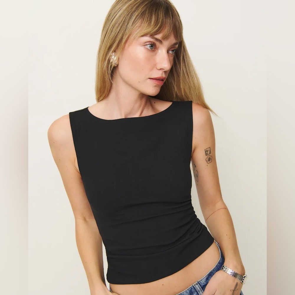 Reformation Dusk Top in Black